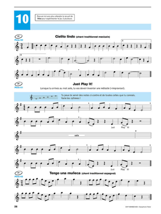 Ecouter Lire et Jouer Volume 1 - Saxophone Ténor - DE HASKE